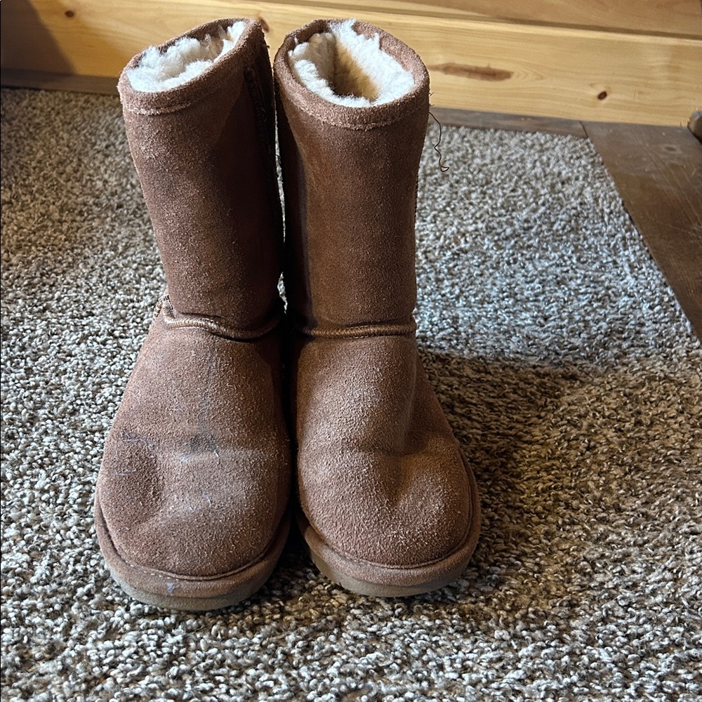 Bear paw boots.